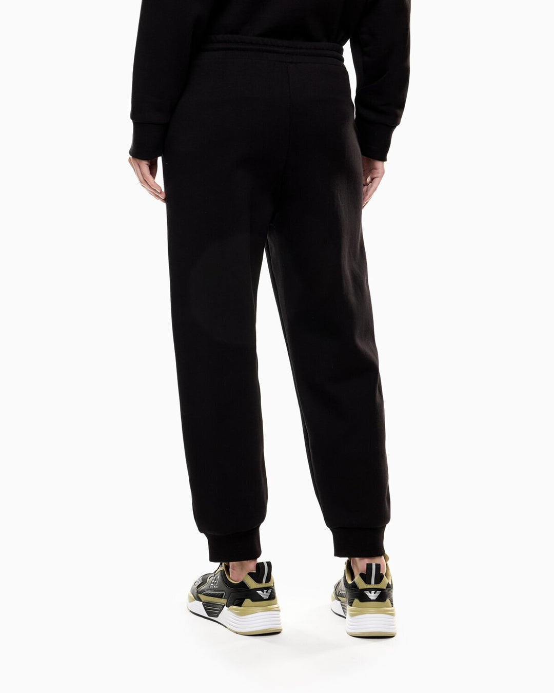 EMPORIO ARMANI EA7  Pantalone In Felpa Train Logo Argentato Donna |  JEK PIT
