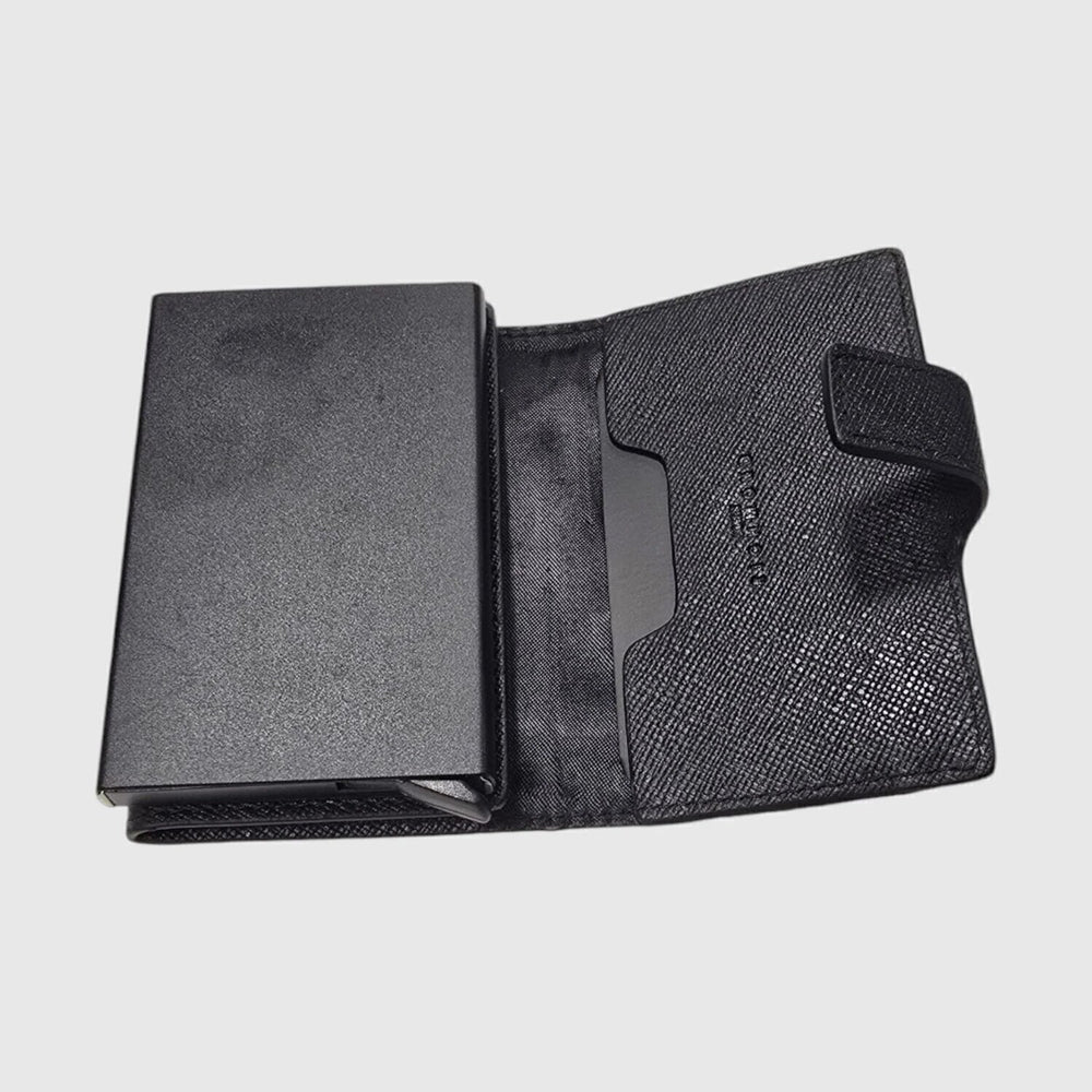 JOHN RICHMOND  Portacarte Acciaio Saffiano Uomo |  JEK PIT