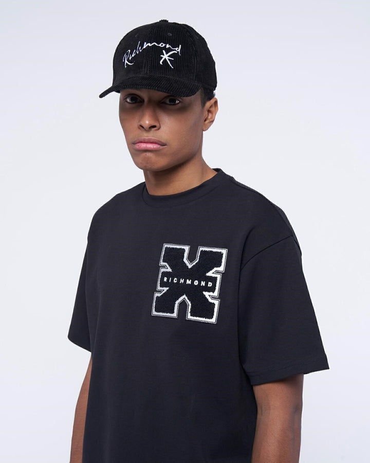 T-Shirt Basic Logo Spugna Gr Uomo - JEK PIT