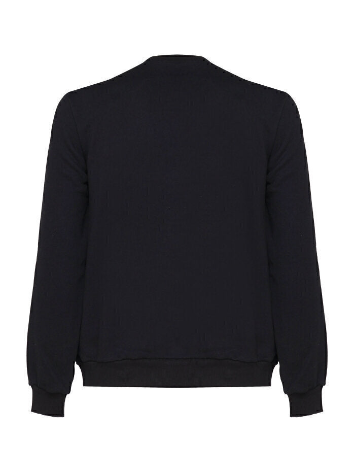 JOHN RICHMOND  Felpa Logo Borchie E Brillantini Uomo |  JEK PIT