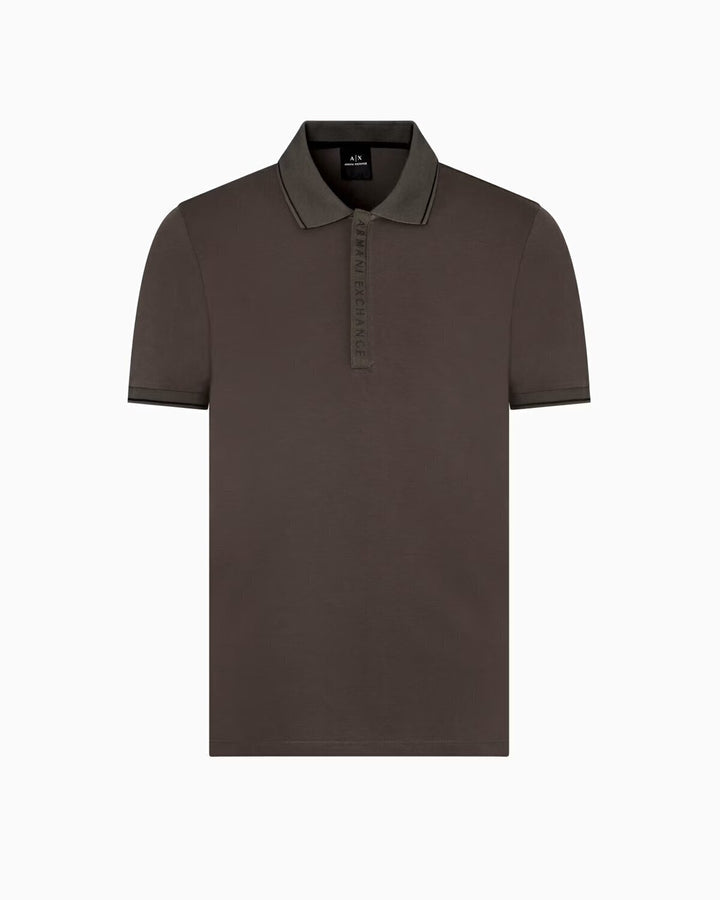 ARMANI EXCHANGE  Polo Logo Verticale Su Zip Uomo |  JEK PIT