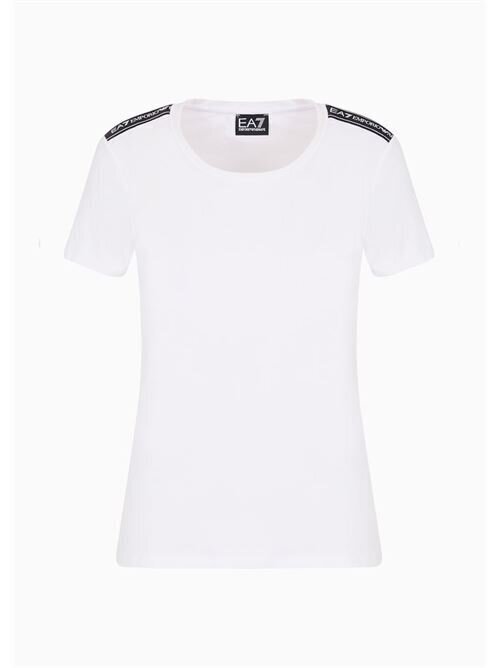 EMPORIO ARMANI EA7  t-Shirt Banda Texture Donna |  JEK PIT
