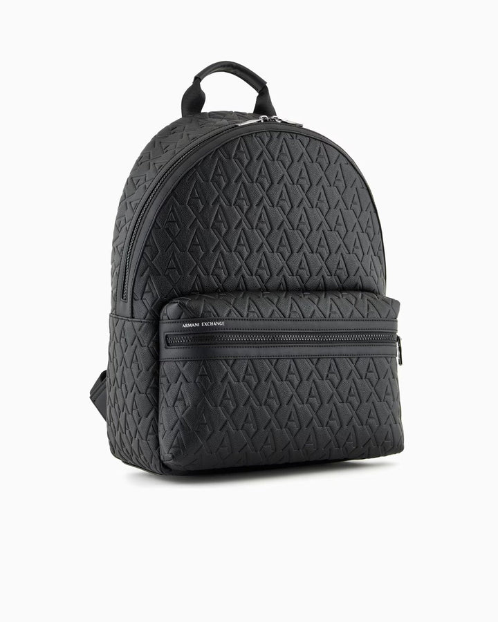 Zaino Pelle Liam Backp. Logo Allover ARMANI EXCHANGE | JEK PIT