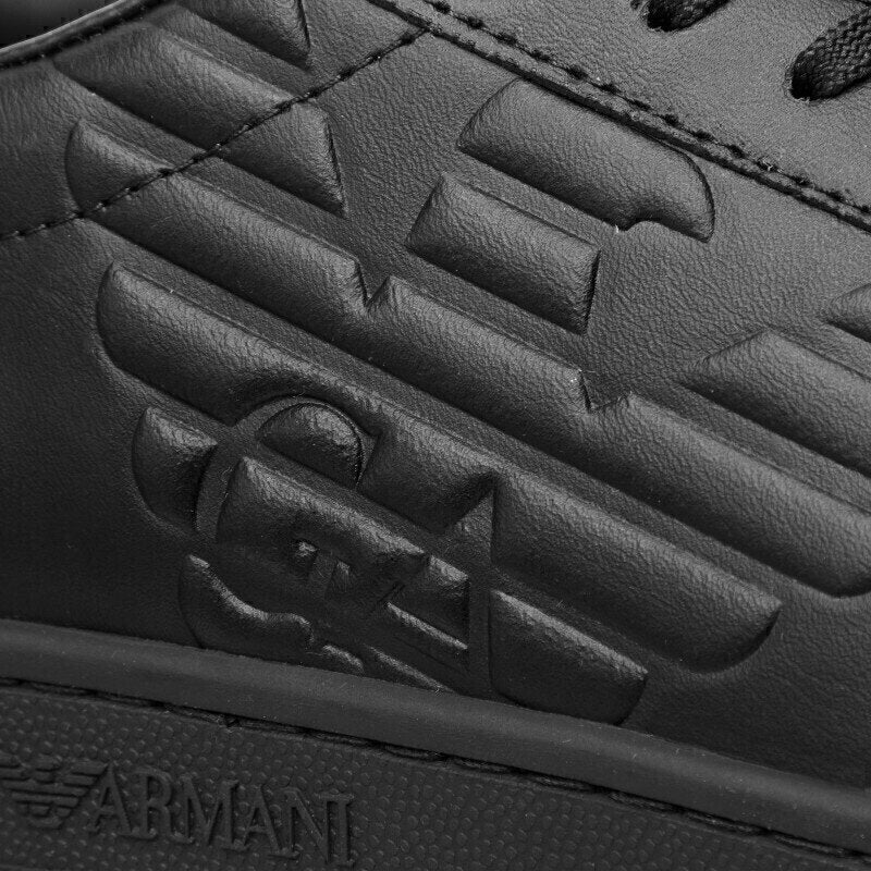 EMPORIO ARMANI EA7  Sneakers Total Black Uomo |  JEK PIT