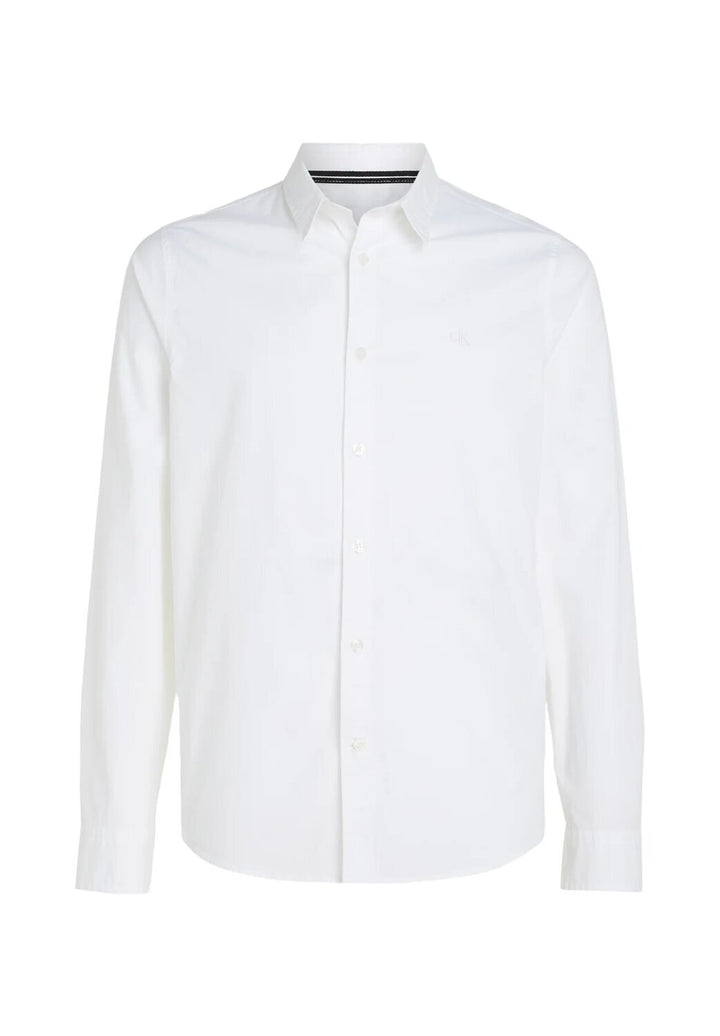 CALVIN KLEIN  Camicia Casual Logo Ricamato Pc Uomo |  JEK PIT