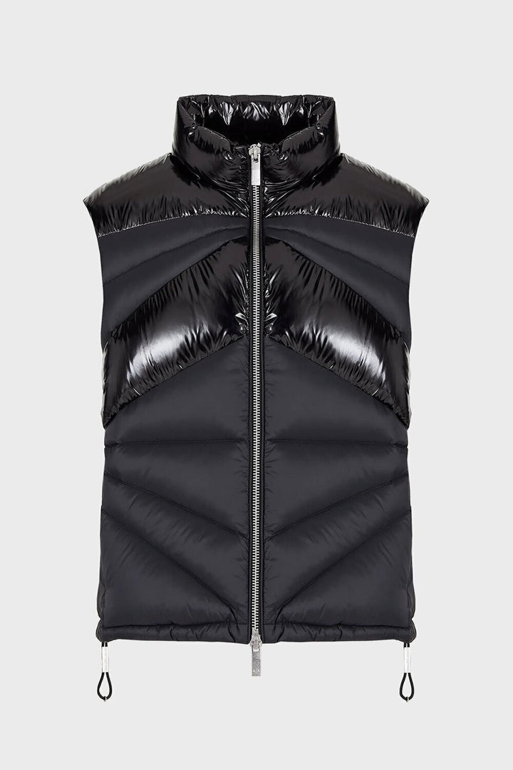 ARMANI EXCHANGE  Smanicato Misto Lucido Logo Collo Uomo |  JEK PIT