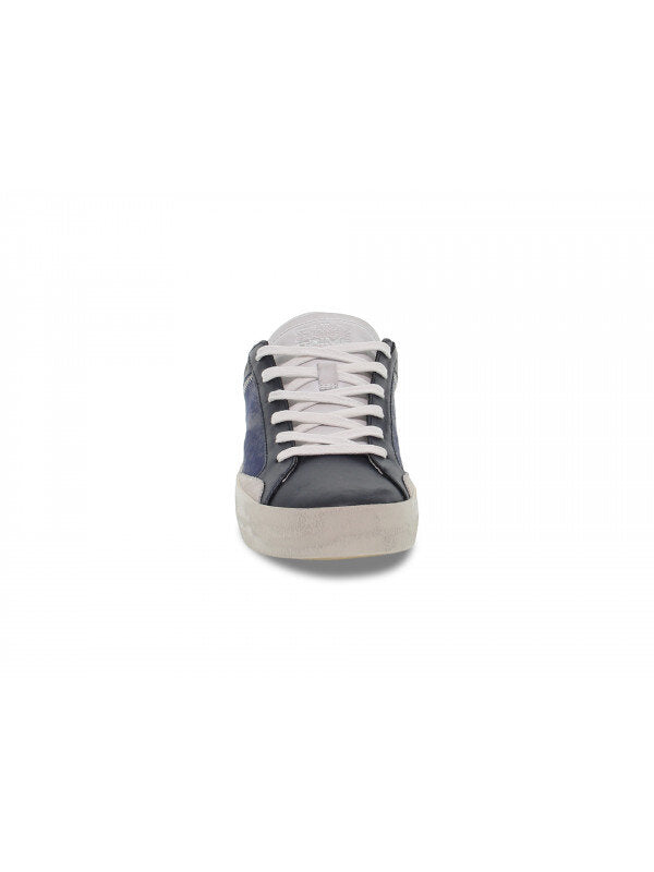 CRIME LONDON  Sneakers Intarsi Blu Uomo |  JEK PIT