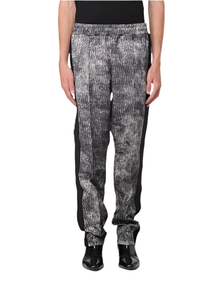 JUST CAVALLI  Pantalone Triacet. Banda e Logo Allover Uomo |  JEK PIT
