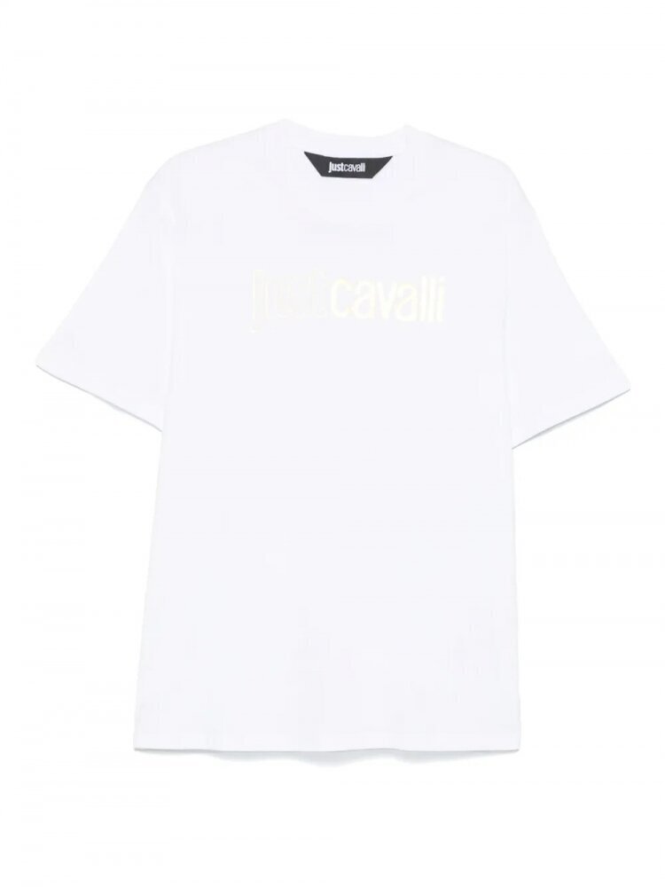 JUST CAVALLI  t-Shirt Jersey Logo Gold Mat Gr Uomo |  JEK PIT