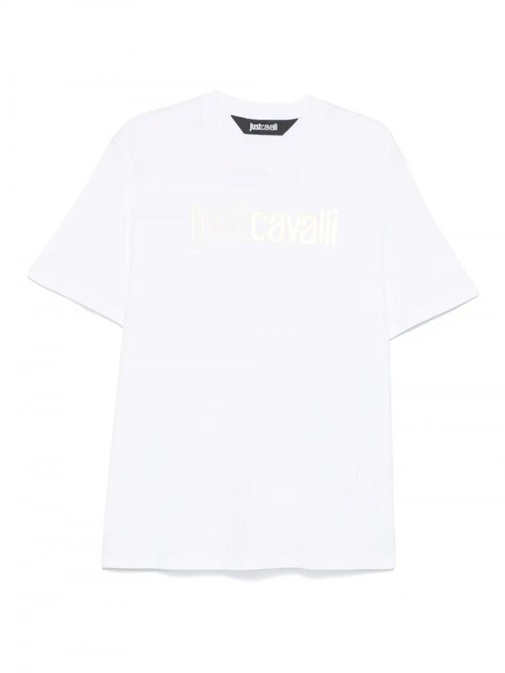 JUST CAVALLI  t-Shirt Jersey Logo Gold Mat Gr Uomo |  JEK PIT