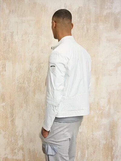 Giubbino Biker Cerniera Bicolor Uomo - JEK PIT