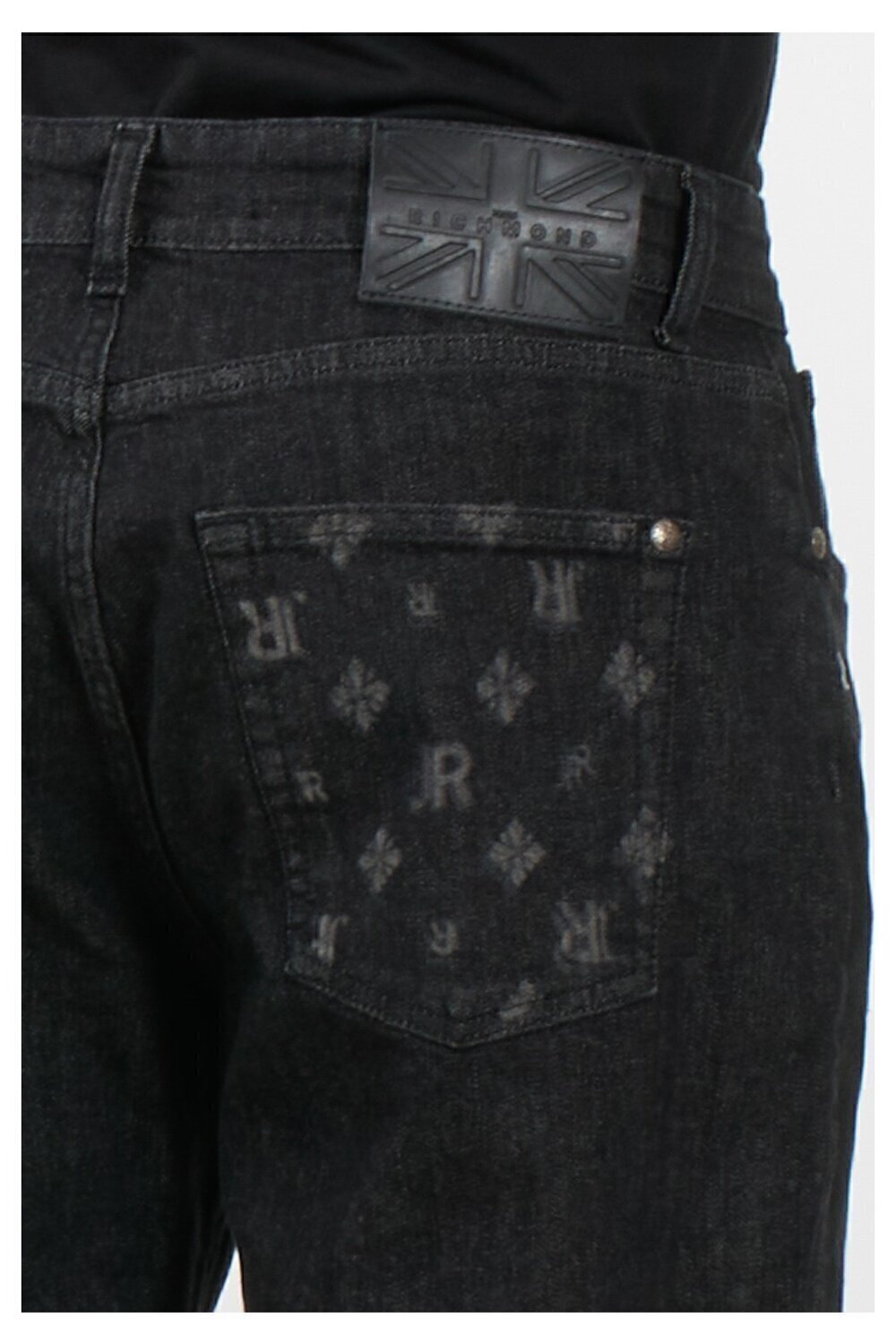 JOHN RICHMOND  Jeans 5 Pockets Tasca Logo Allover Uomo |  JEK PIT