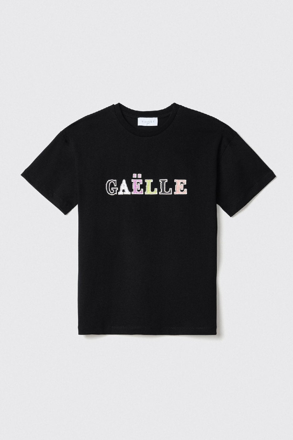 GAELLE  t-Shirt Logo Multicolor Ricamato Donna |  JEK PIT