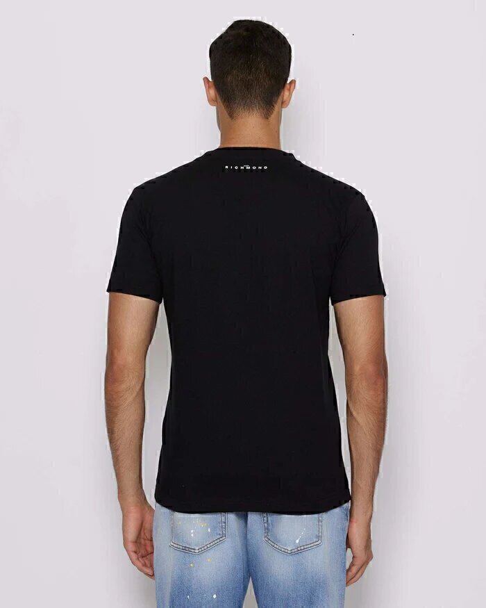 T-Shirt Logo Ricamato E Retro Uomo - JEK PIT