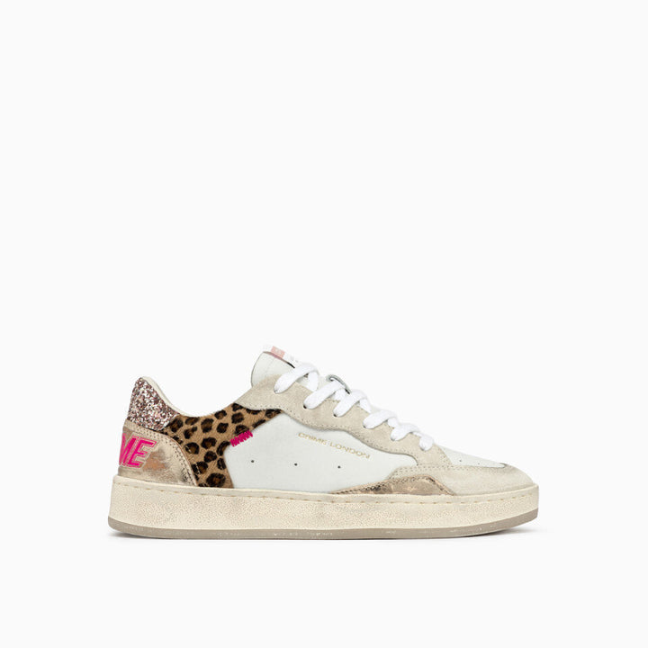 CRIME LONDON  Sneakers Leop. Logo Retro Grande Donna |  JEK PIT