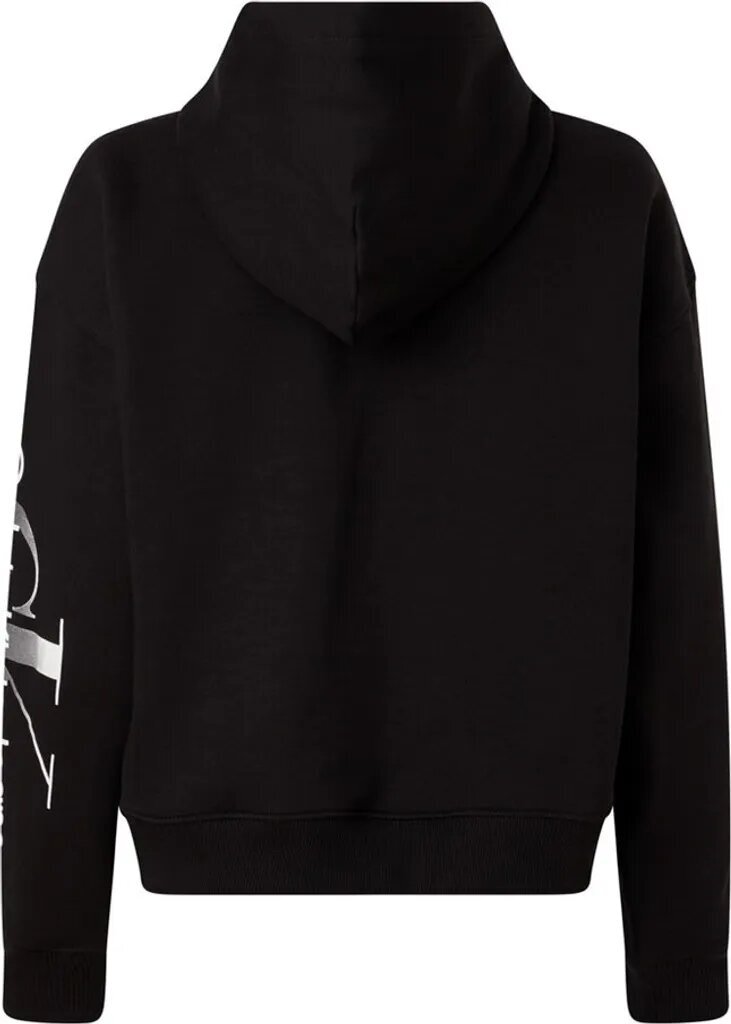 CALVIN KLEIN  Felpa Cappuccio Stampa Manica Donna |  JEK PIT