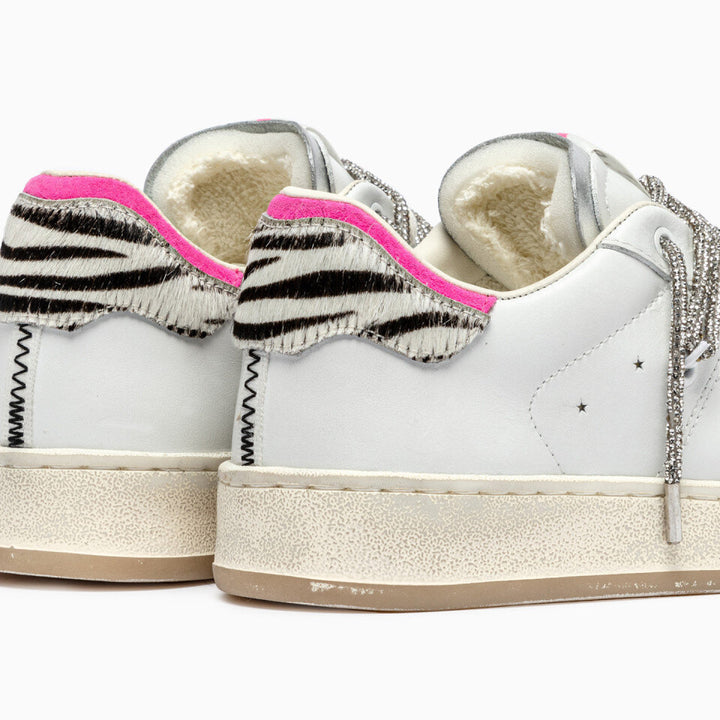 CRIME LONDON  Sneakers Patch Leop. e Lacci Argent. Donna |  JEK PIT