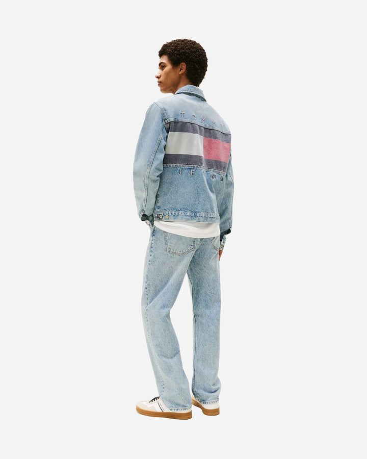 TOMMY HILFIGER  Giubbino In Jeans Rayan Bandiera Retro Uomo |  JEK PIT