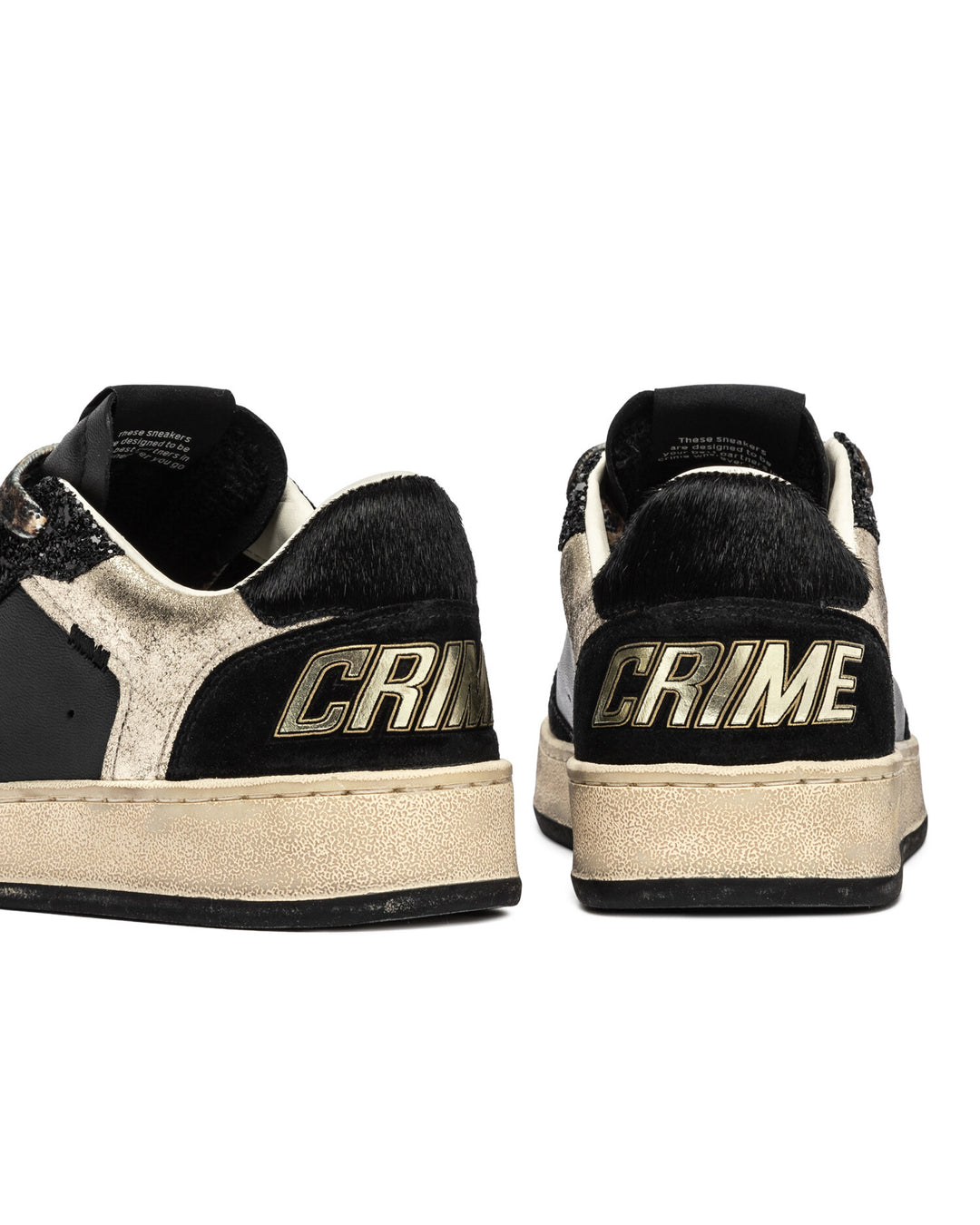 CRIME LONDON  Sneakers Chelsea Brill Lacci Leop Donna |  JEK PIT