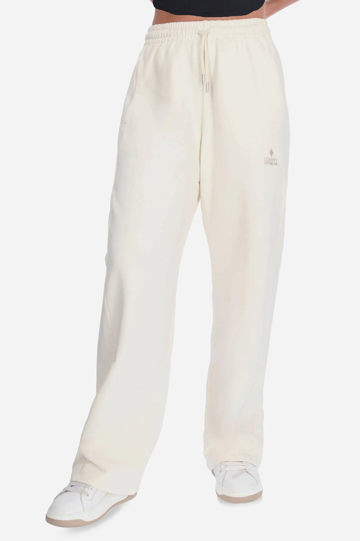 COUNTY OF MILAN - BURLON  Pantalone In Felpa Palazzo Donna |  JEK PIT