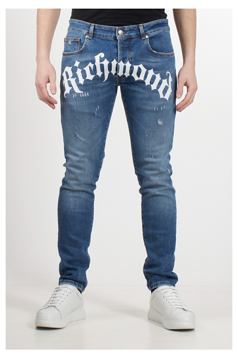 Jeans Taper Front Gothic Uomo - JEK PIT