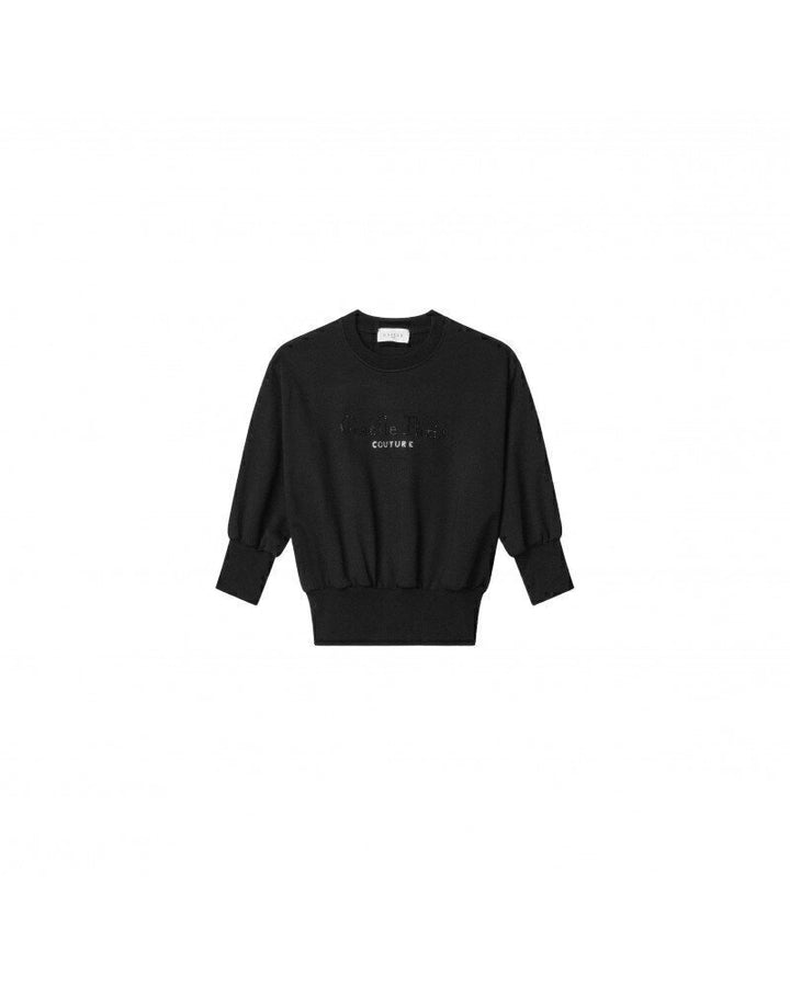 GAELLE  Felpa Giro Logo Brillantini Donna |  JEK PIT