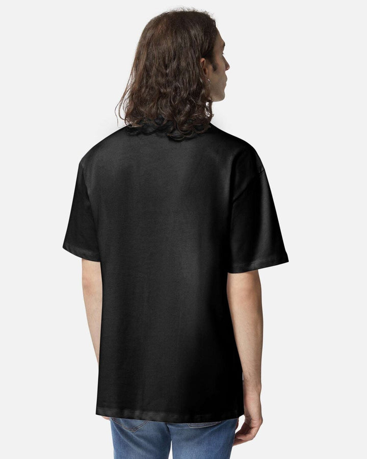 T-Shirt Over Stampa Floccata Uomo - JEK PIT