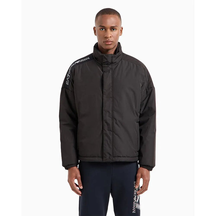 EMPORIO ARMANI EA7  Bomber Jacket Logo Su Spalla Uomo |  JEK PIT
