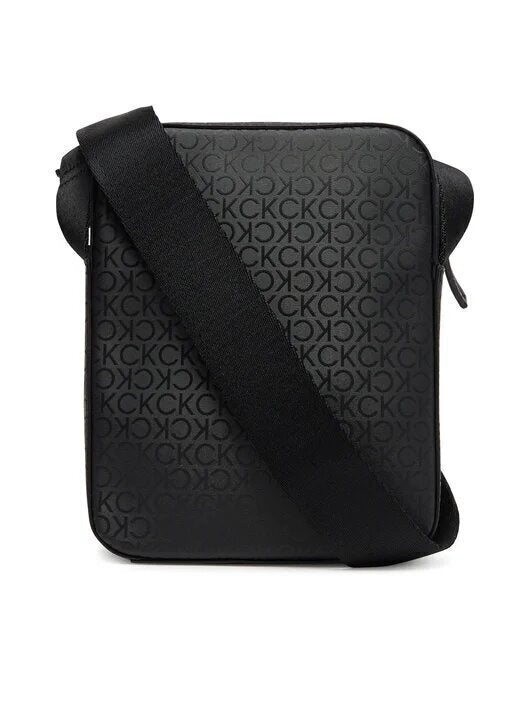 CALVIN KLEIN  Borsello Reporter Mono Logo Allover Uomo |  JEK PIT