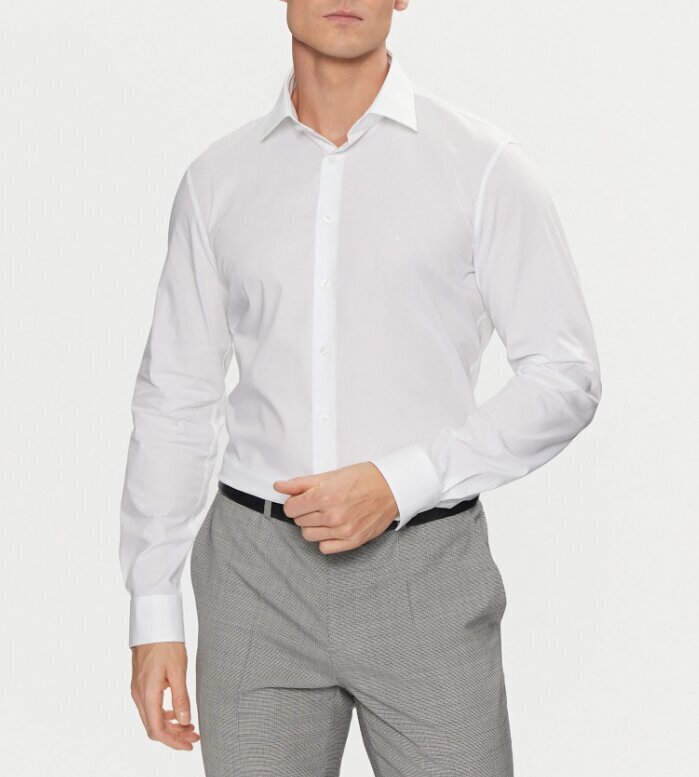 CALVIN KLEIN  Camicia P. Stretch Bottoni Scoperti Uomo |  JEK PIT