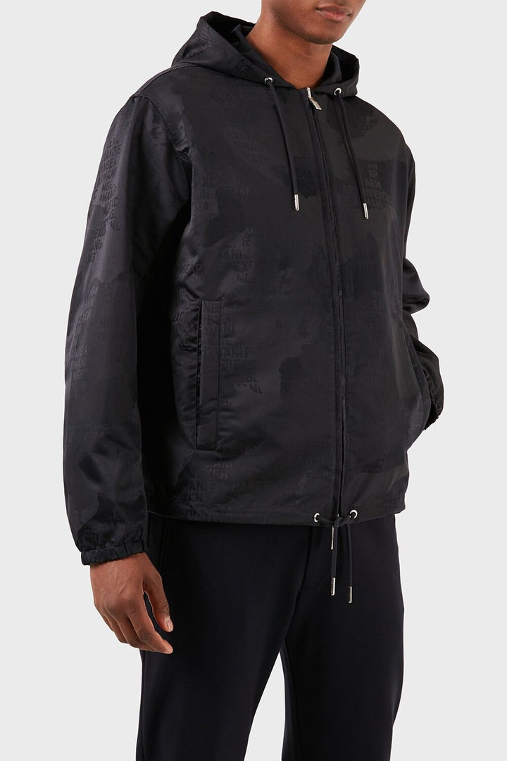 ARMANI EXCHANGE  Giubbino Capp. Logo Allover Uomo |  JEK PIT