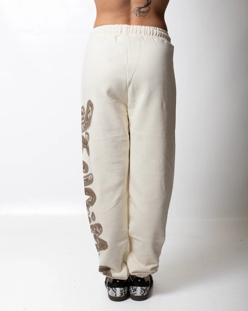 DISCLAIMER  Pantalone In Felpa Logo Verticale Grande Donna |  JEK PIT