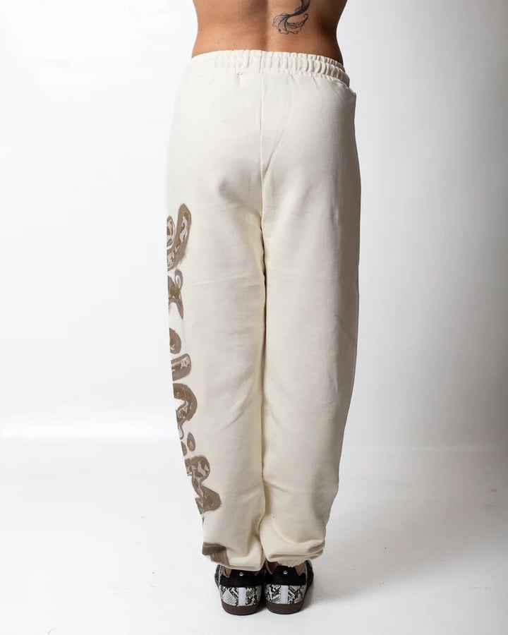 DISCLAIMER  Pantalone In Felpa Logo Verticale Grande Donna |  JEK PIT