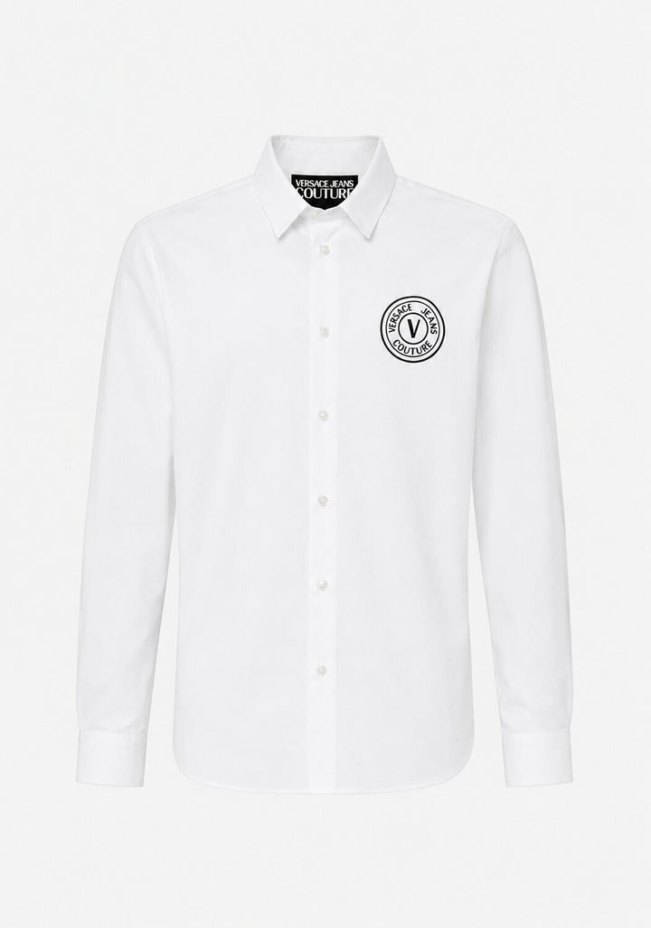 Camicia V-Emblem Rubber Logo Cerchio Uomo - JEK PIT