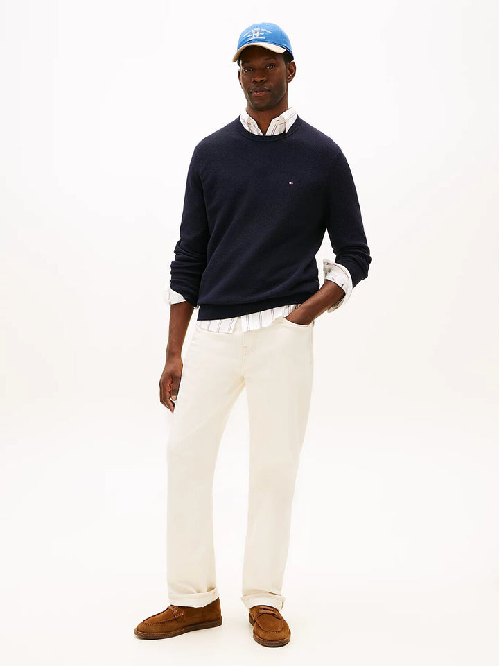 TOMMY HILFIGER  Maglione Girocollo Nido D`ape Uomo |  JEK PIT