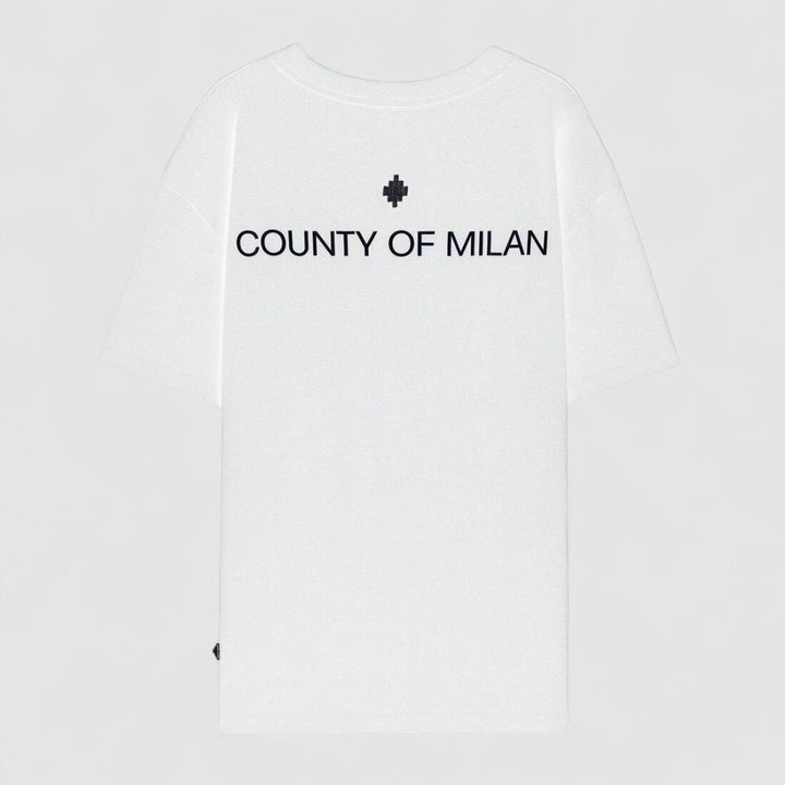 COUNTY OF MILAN - BURLON  t-Shirt In Jersey Logo Retro Grande Uomo |  JEK PIT