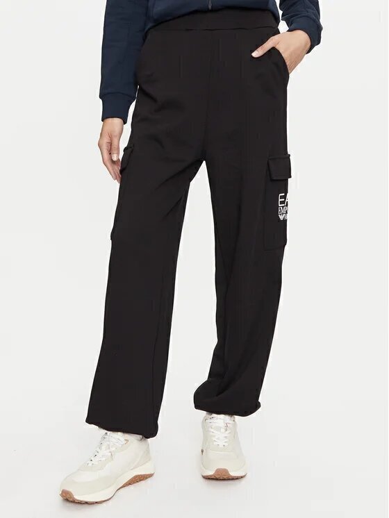 EMPORIO ARMANI EA7  Pantalone Con Tasconi Logo Retro Donna |  JEK PIT