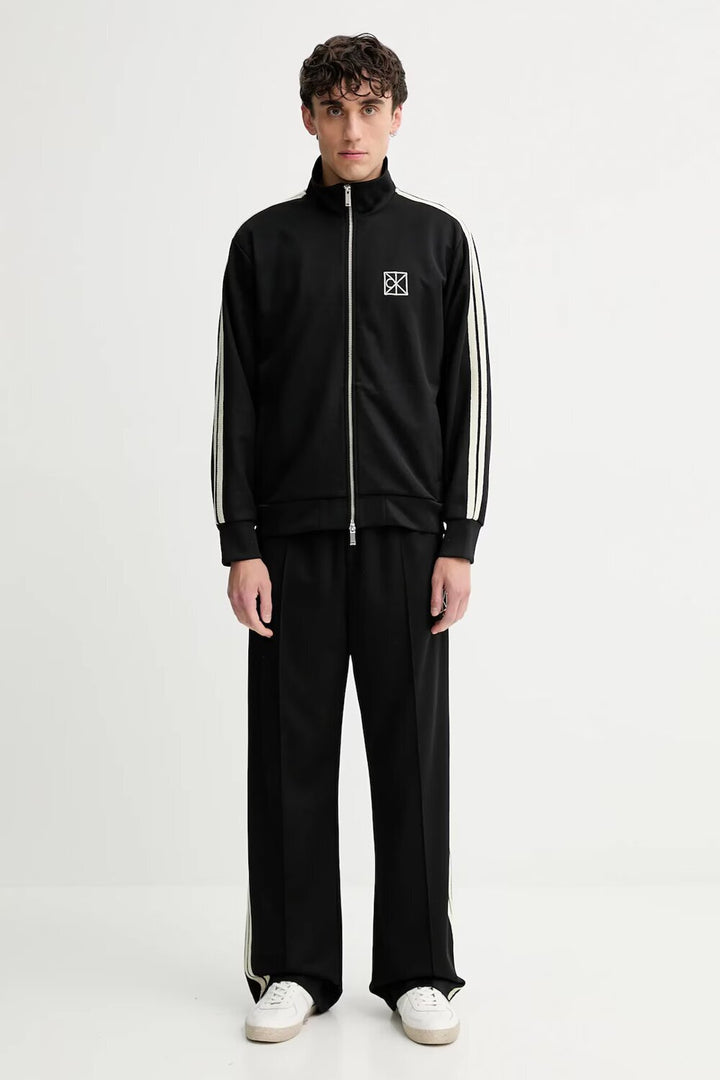 CALVIN KLEIN  Felpa Dbl Knt Stripe Con Zip e Banda Uomo |  JEK PIT