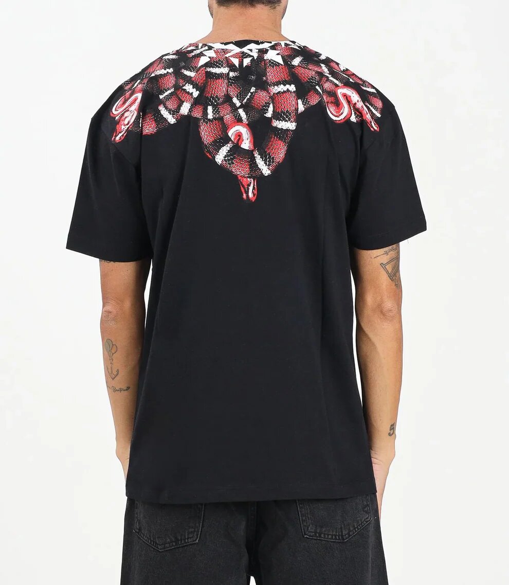 COUNTY OF MILAN - BURLON  t-Shirt Con Serpente Red Uomo |  JEK PIT