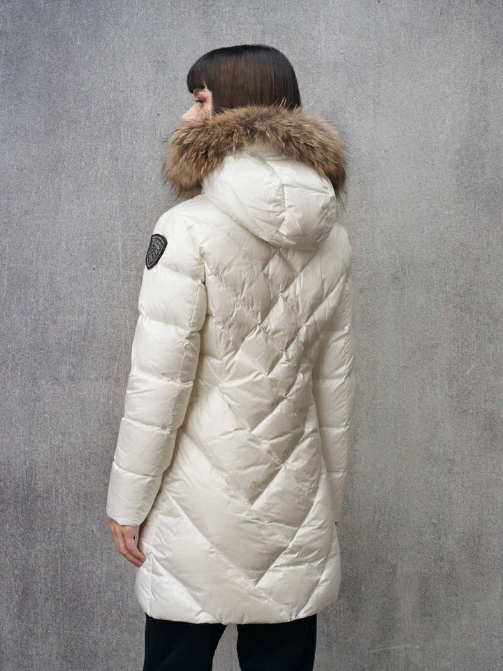 BLAUER  Giubbotto Lungo Con Pelliccia Tri Donna |  JEK PIT