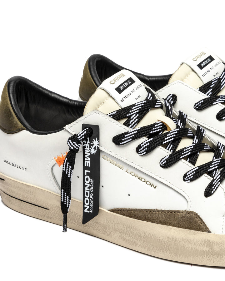 CRIME LONDON  Sneakers Sk8 Deluxe Retro Green Uomo |  JEK PIT