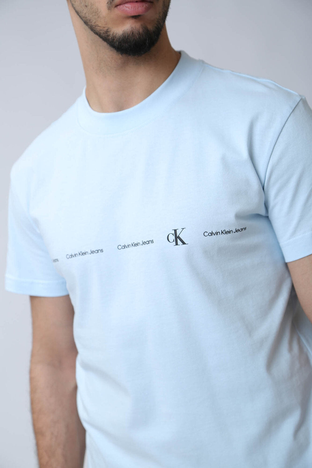 CALVIN KLEIN  t-Shirt Logo Centrale Pc Uomo |  JEK PIT