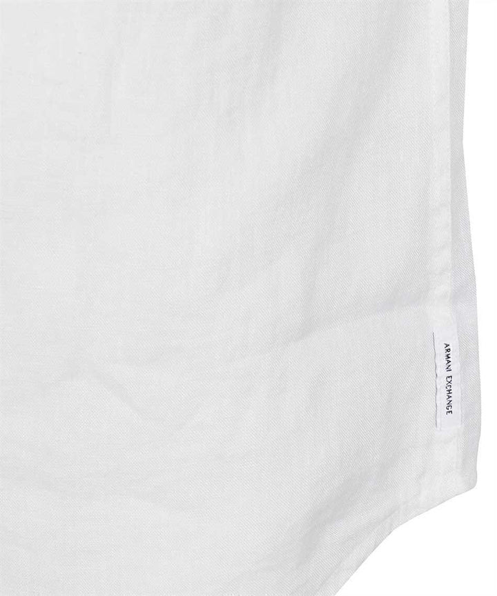 ARMANI EXCHANGE  Camicia Coreana Basic In Lino Uomo |  JEK PIT