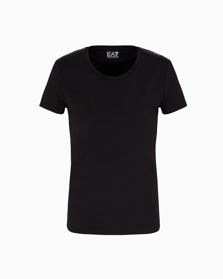 EMPORIO ARMANI EA7  t-Shirt Train Logo Series Su Banda Donna |  JEK PIT