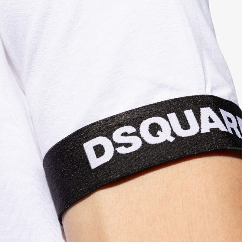 DSQUARED2  t-Shirt Logo Su Manica Banda Uomo |  JEK PIT