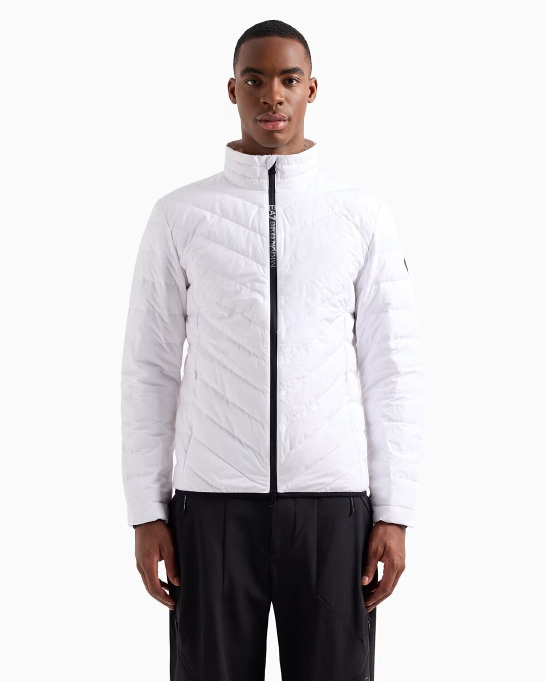 EMPORIO ARMANI EA7  Piumino Trapuntato Logo Cerniera Uomo |  JEK PIT