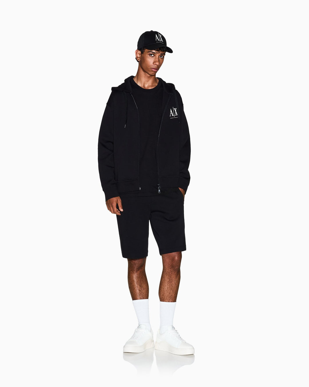 ARMANI EXCHANGE  Felpa Zip e Cappuccio Icon Project Uomo |  JEK PIT