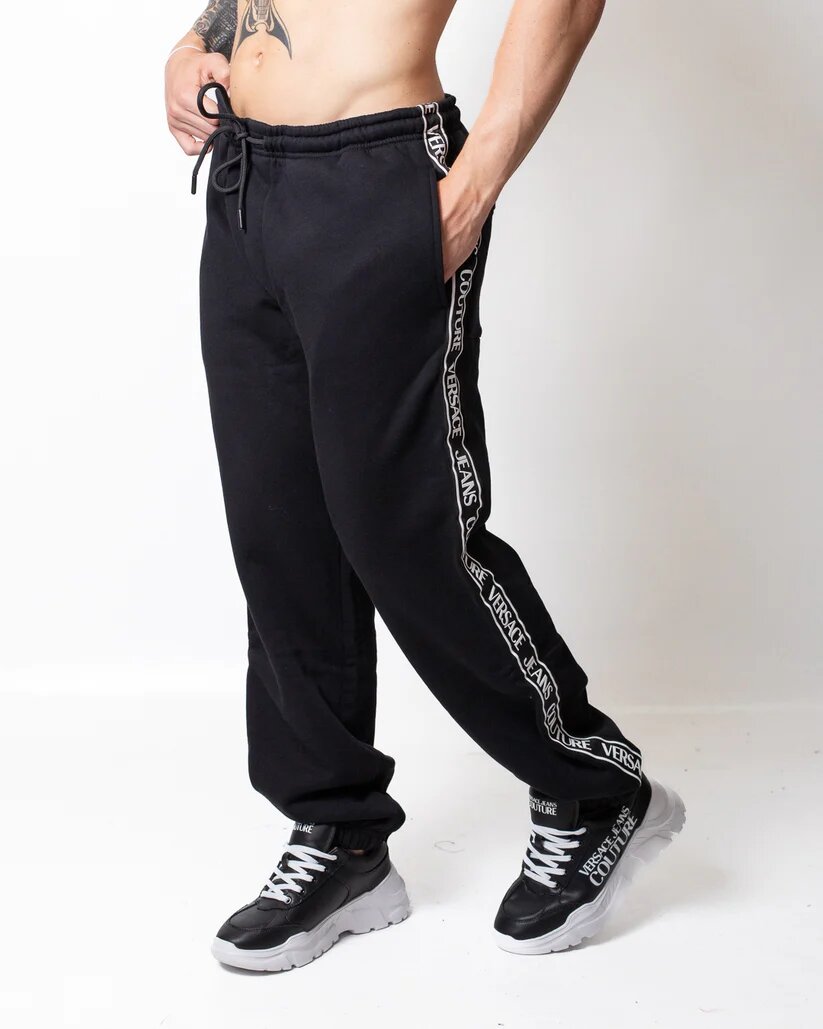VERSACE JEANS  Pantalone In Felpa Con Banda Tape Uomo |  JEK PIT