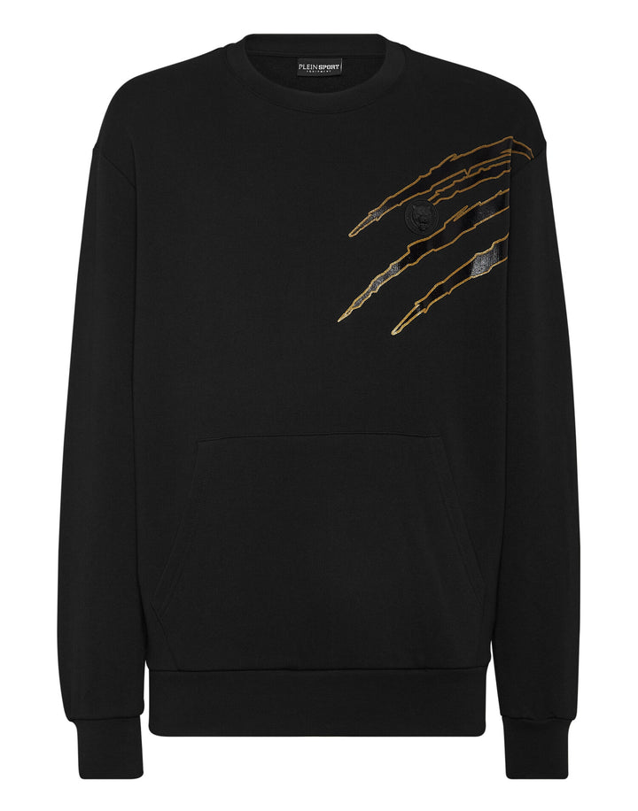 PLEIN SPORT  Felpa Con Stampa e Logo Tiger Uomo |  JEK PIT