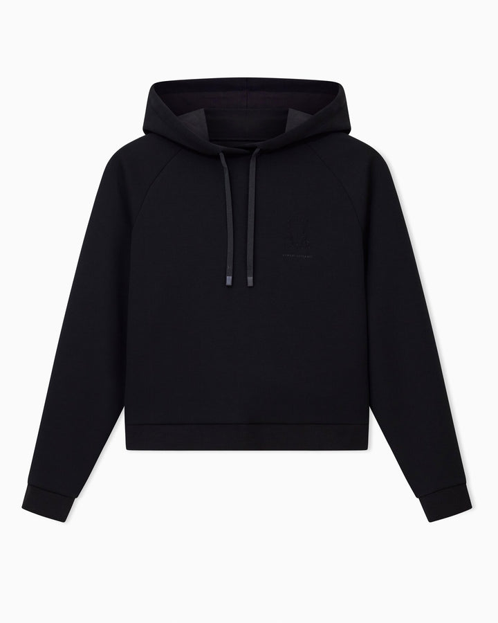 ARMANI EXCHANGE  Felpa Capp. Logo Con Strass Su Tinta Donna |  JEK PIT